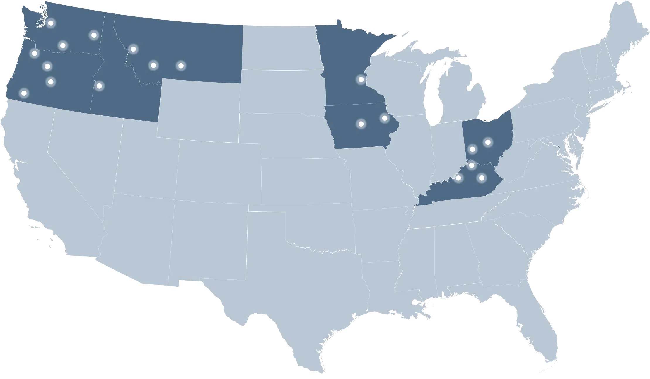 Purelight Power map