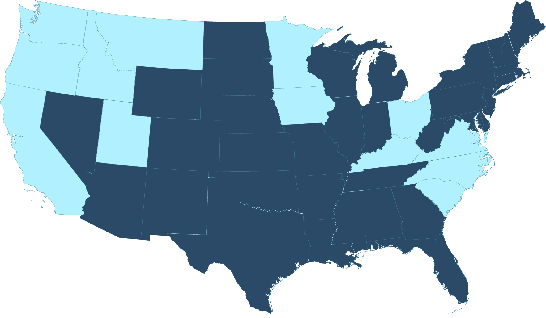 PLP_Locations_map A Map of the United States